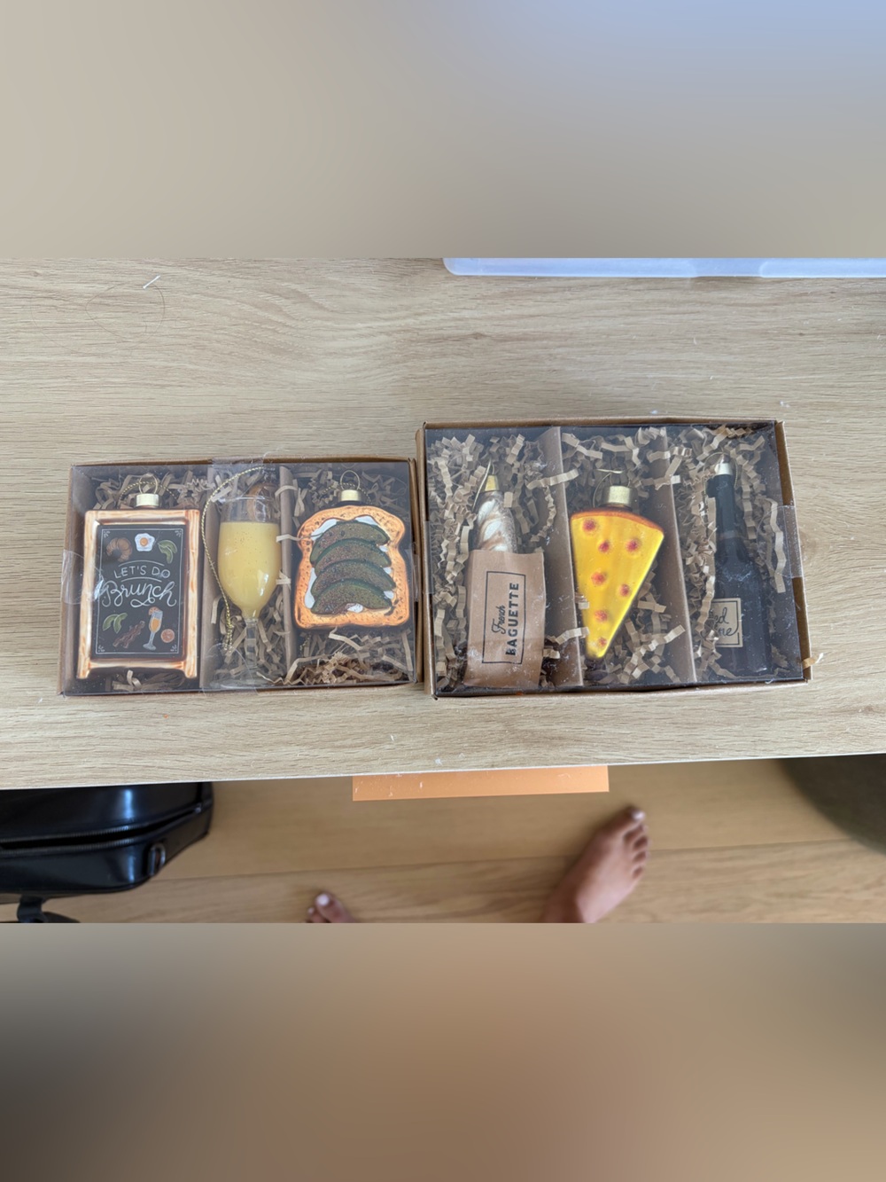 NWT Brunch & Bites Ornament Gift Set